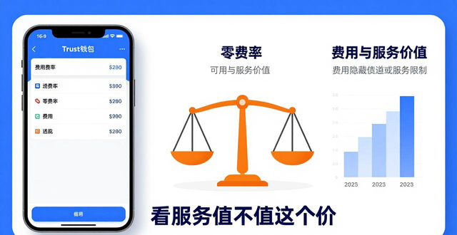 Trust钱包手续费贵不贵?看服务值不值这个价